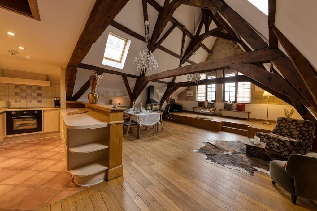Chic Penthouse Grand-Place Brussel Bagian luar foto