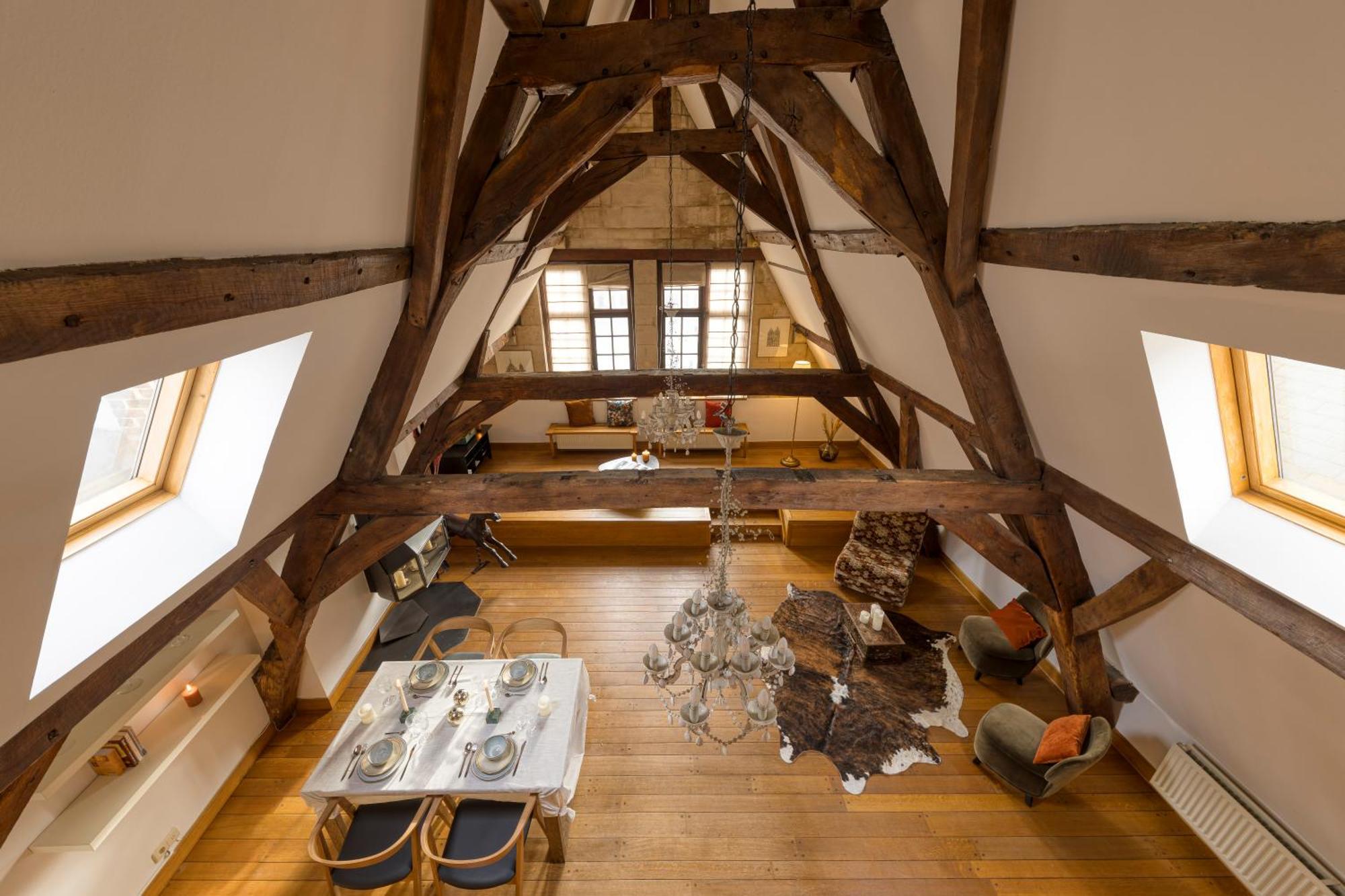 Chic Penthouse Grand-Place Brussel Bagian luar foto